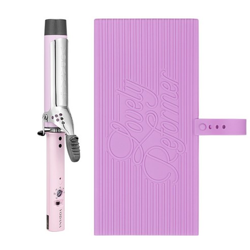 보다나 글램웨이브 32mm 봉고데기 프리볼트 + 실리콘 패드 파우치 세트, 바이올렛 글램팜빗고데기 보다나 글램웨이브 32mm 봉고데기 프리볼트 + 실리콘 패드 파우치 세트, 바이올렛 글램팜빗고데기