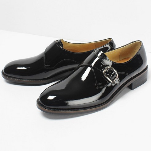 로맨틱무브 여성용 가죽 싱글 몽크 옥스포드화 5W101