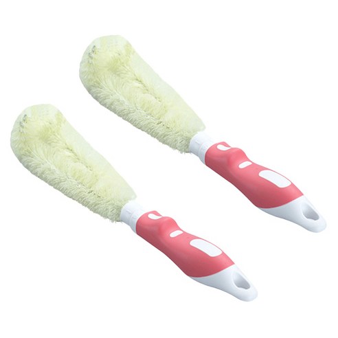 세뇨르킴 찌든때 청소솔 강력 텀블러 세척 브러쉬, 레드, 2개