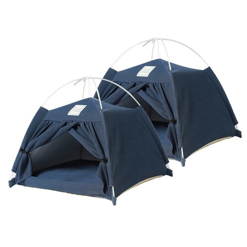 루시아이 반려동물 여름 텐트 2p, 블루