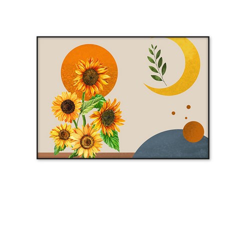 세뇨르킴 북유럽 인테리어 정물화 페인팅 배전함 가리개 박스, 2