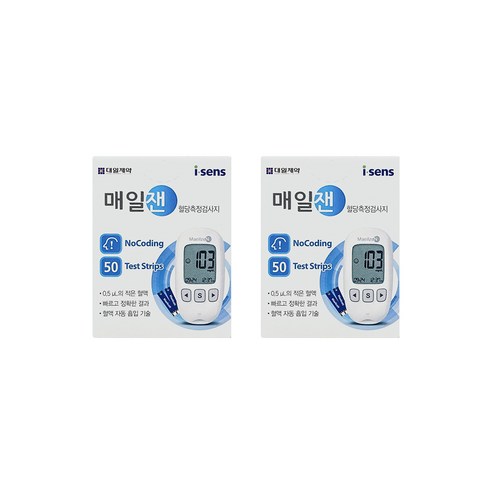 매일잰 혈당 측정 검사지, 50개입, 2개