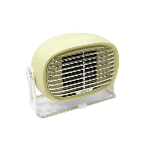 코드26 캠핑 전기 PTC 미니 팬히터 500W, CODE-PTCF500YL, 파스텔옐로우