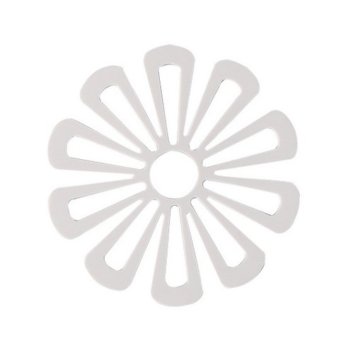 하이어데코 북유럽풍 실리콘 냄비받침 15.8 x 15.8cm, 아이보리, 1개