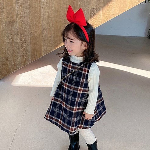 꼰띠키즈 여아용 이브원피스