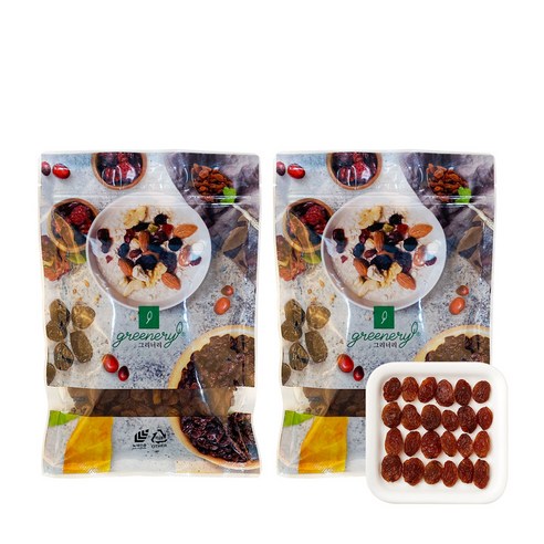 그리너리 건조 설타나, 250g, 2개