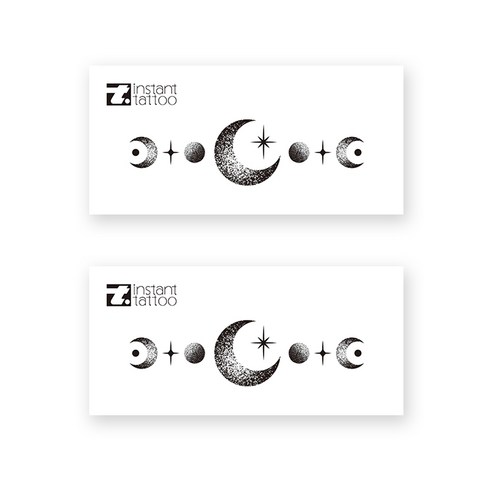 인스턴트타투 베이직, 달B, 2개