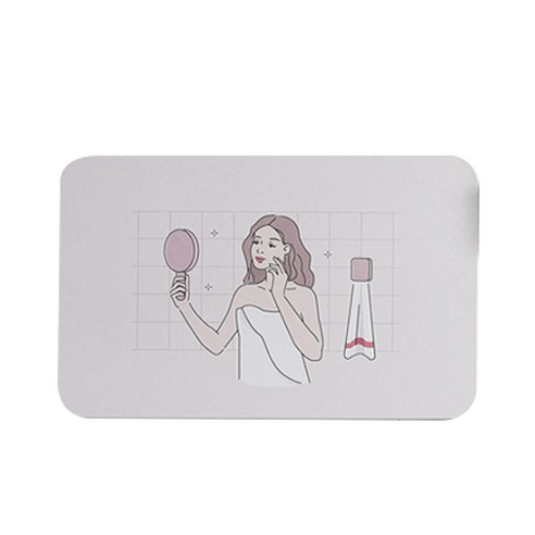 JCP 인테리어 뷰티 규조토 발매트 40 x 30 cm, 1개