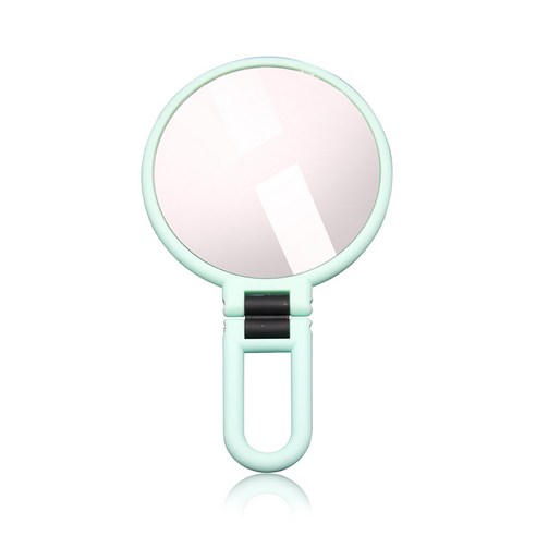 넥스피아 접이식 양면 손잡이 확대 거울 15배 확대, 03 초록