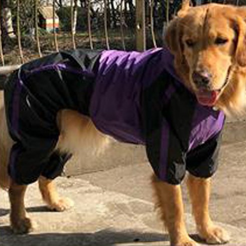 강아지 대형 소형 우비, 02 보라색, 1개