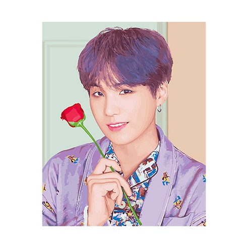 BTS DIY 페인팅 40 x 50 cm, SUGA