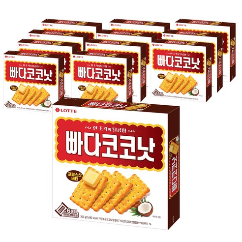 빠다코코낫 과자 6p, 300g, 12개