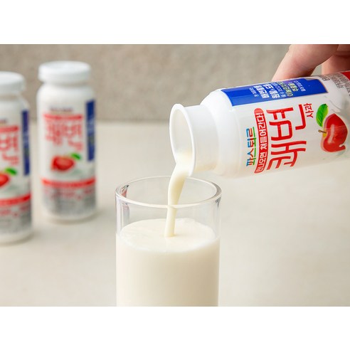 상쾌함과 건강을 위한 파스퇴르 쾌변 사과