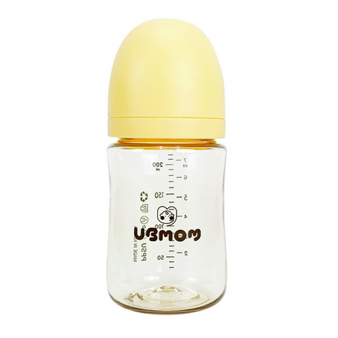 유비맘 PPSU 시그니처 노꼭지 젖병 200ml, 바나나