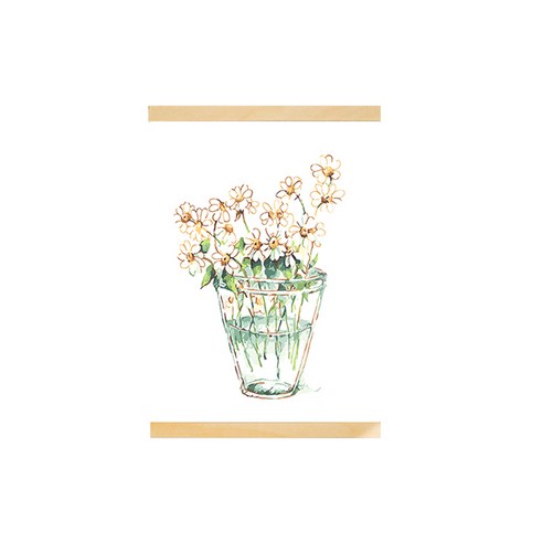 아트조이 DIY 행잉 명화그리기 족자형 30 x 40 cm, 데이지, 1개