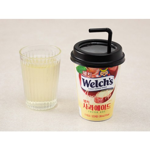 상큼한 사과의 유혹, 푸르밀 웰치 사과에이드로 일상에 활력을 더하세요!