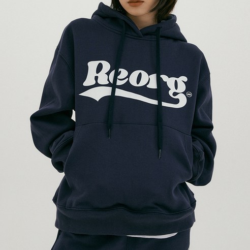 리올그 NOI REORG WAVY LOGO HOOD