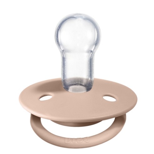 BIBS 실리콘 디럭스 데니쉬 쪽쪽이 UV 열탕소독 공갈 노리개젖꼭지, 0단계(0~36개월), 1개, 블러쉬