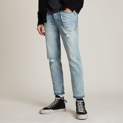 올세인츠 남성용 JACK DAMAGED Jeans