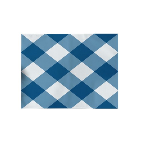 퀵살림 블루 시리즈 린넨 플레이스매트 키친크로스 32 x 42 cm, 06, 1개