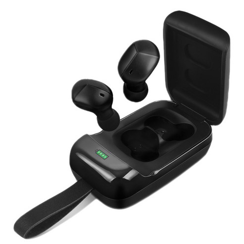 지니큐 5.0 듀얼 블루투스 이어폰, ZQ-T10, 블랙