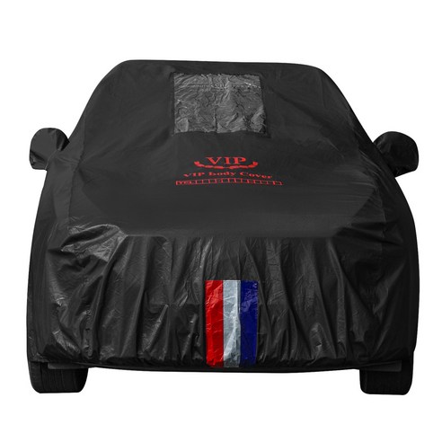 VIP 제네시스 / K9 / 벤츠 / BMW 블랙박스 투명창 차량용 바디커버 블랙, 1개