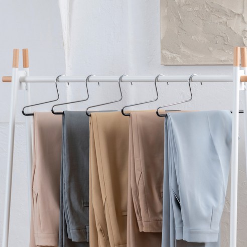 미끄러짐 없는 완벽한 옷장 정리, 마와 논슬립 바지걸이로 시작하세요!