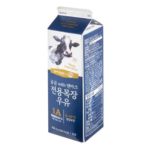 건강한 성장을 위한 필수 영양소가 가득한 곰곰 with 덴마크 전용목장 우유