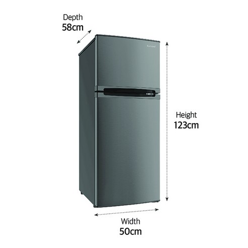 클라윈드 캐리어 2도어 일반형냉장고 155L. 할인가격으로 구매하세요!