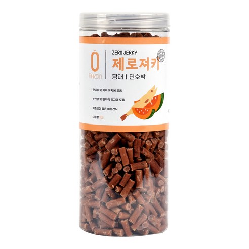 제로랩스 강아지 제로 져키 1kg, 1개, 황태 + 단호박 혼합맛