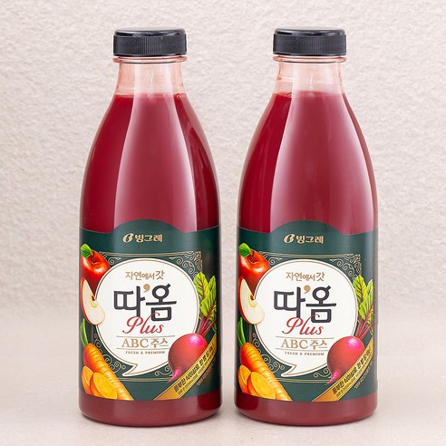 따옴 Plus ABC주스, 730ml, 2개