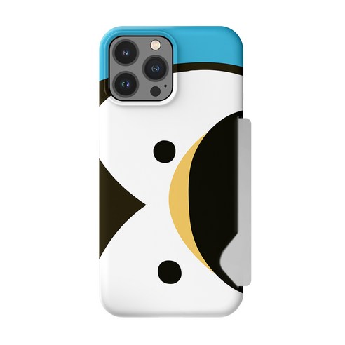 폰타 와앙 동물 친구들 카드포켓 슬롯 하드 지갑 휴대폰 케이스