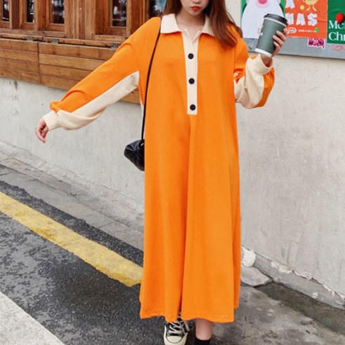 롱 임산부 원피스