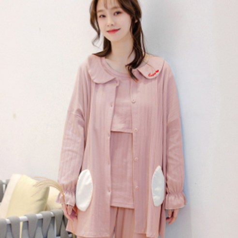 유럽풍 임산부 잠옷 상하의 세트