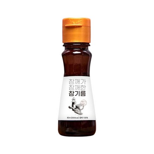 참참참 참깨가 참깨한 참기름 통참깨, 1개, 80ml