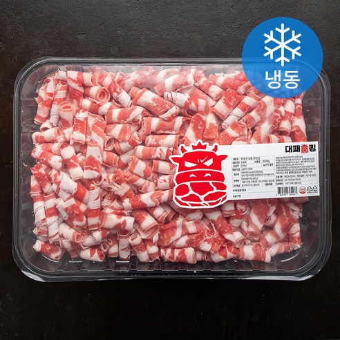 대패킹 미국산 우삼겹 (냉동), 2kg, 1개