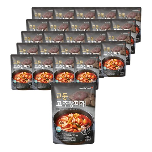 교동식품 고추장 찌개, 450g, 25개
