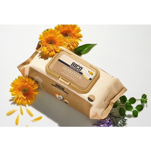 촉촉한 안심, 리꼬 베이비 센서티브 물티슈로 건강한 아기 피부를!