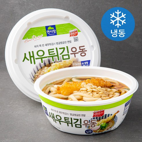 면사랑 새우튀김우동 (냉동), 305g, 2개