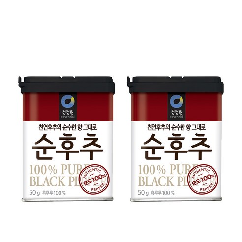 청정원 순후추, 50g, 2개