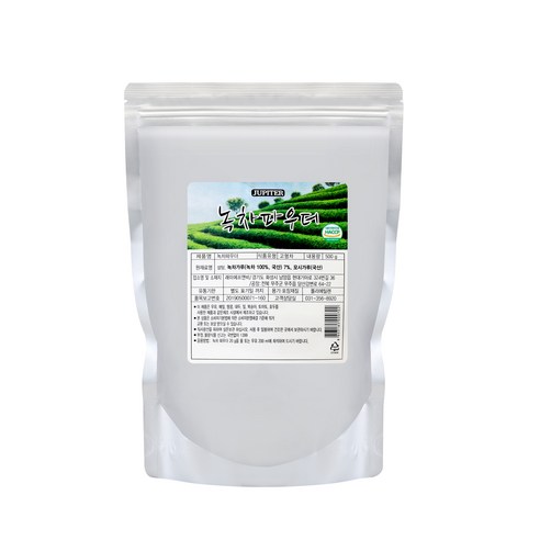 쥬피터 녹차파우더, 500g, 1개, 1개입