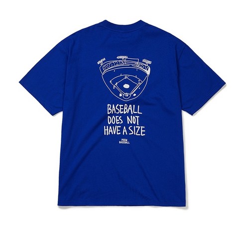 야구광의 열정을 담은 스타일리시한 그라운드 티셔츠