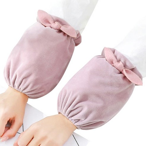 리본 숏스타일 성인용 팔토시, 바이올렛