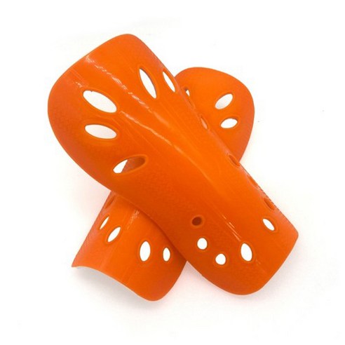 씨에스소울 축구 풋살 신가드 정강이 보호대, 오렌지, 1개