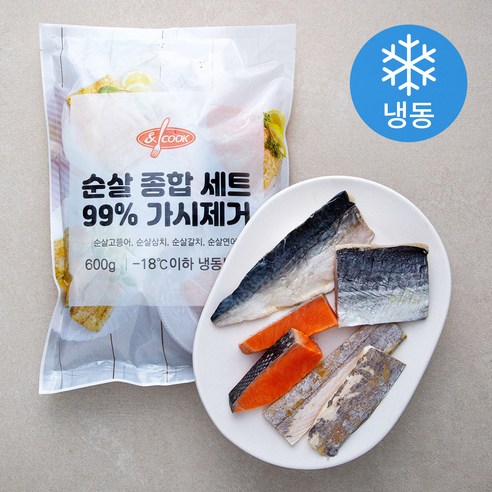 앤쿡 순살 종합 세트 (냉동), 600g, 1개
