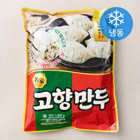 고향만두 명가 고기 (냉동), 1200g, 1개