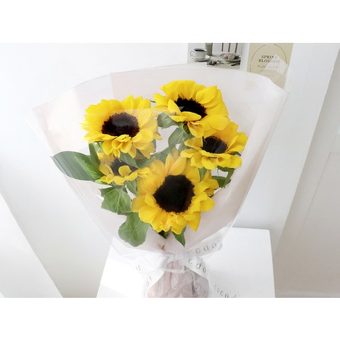 햇살과 환희를 선사하는 코코도르팜 생화 해바라기 꽃다발