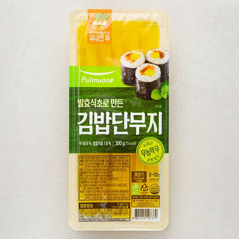 풀무원 김밥 단무지, 300g, 1개