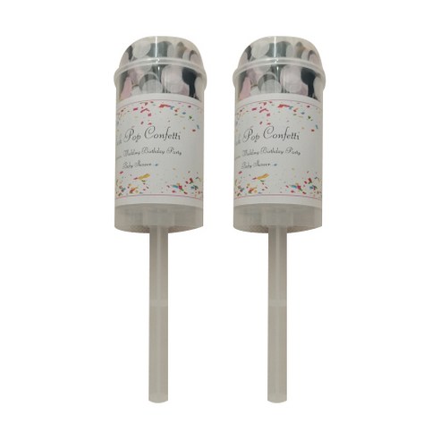 글로리빙 파티 꽃가루 컨페티폭죽 25g, 2개, 20