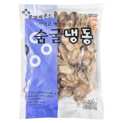 중앙씨푸드 국산 숨굴 (냉동), 350g, 1개